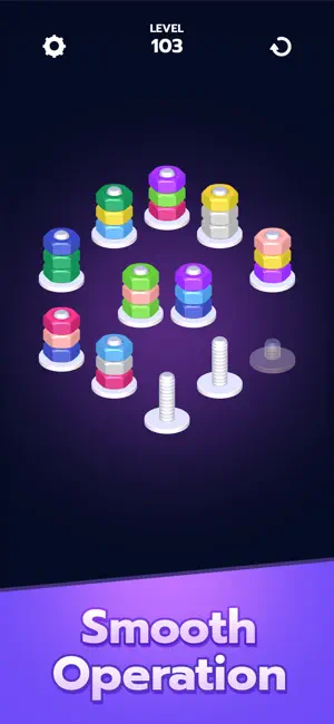 Nuts And Bolts Sort screenshot 3