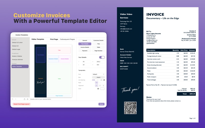 TimeBill – Invoice Maker screenshot