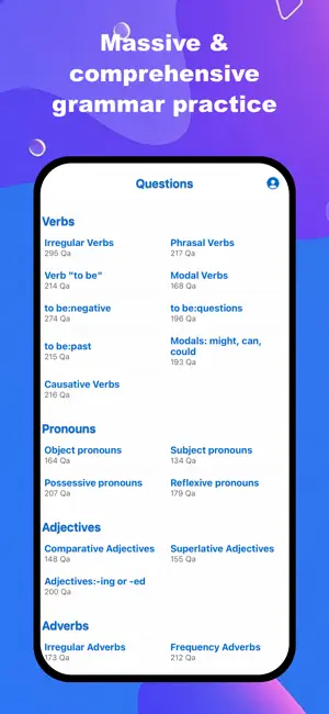 Easy English Grammar Quiz screenshot 1