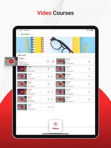 Learning Track iPad screenshot