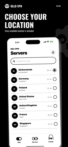 Ollo VPN — Private & Secure Screenshot 2 of 5