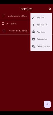 tasks: TO-DO Screenshot 2 of 3