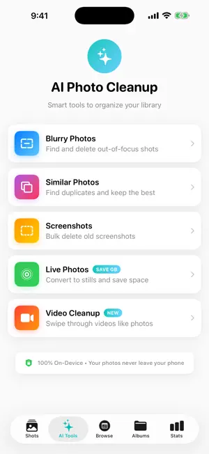 Shotkeeper: Photo Cleaner screenshot 1