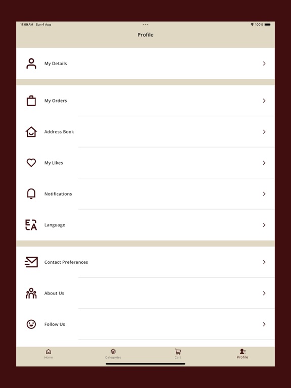 App screenshot