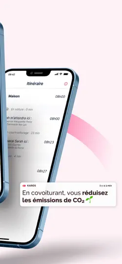 Capture d'écran de Karos - Covoiturage Quotidien sur iPhone 5