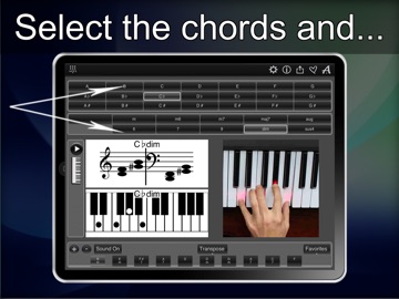 120 Piano Chords iPad screenshot