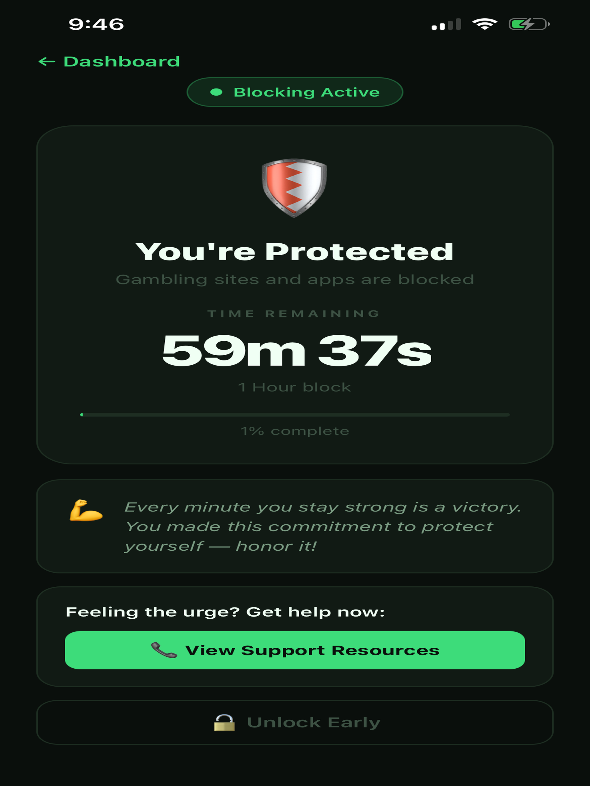 Recovo: Quit Gambling Blocker