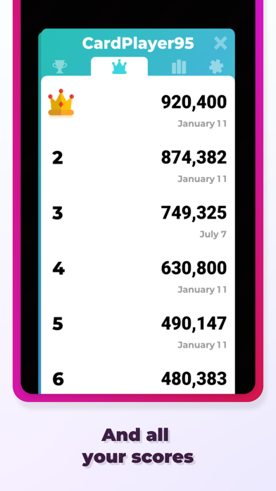 Cards Infinity Music+Solitaire Screenshot
