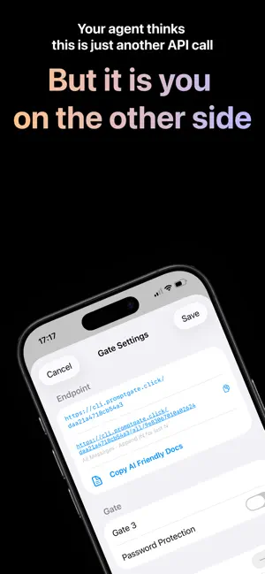 Promptgate iPhone screenshot 1