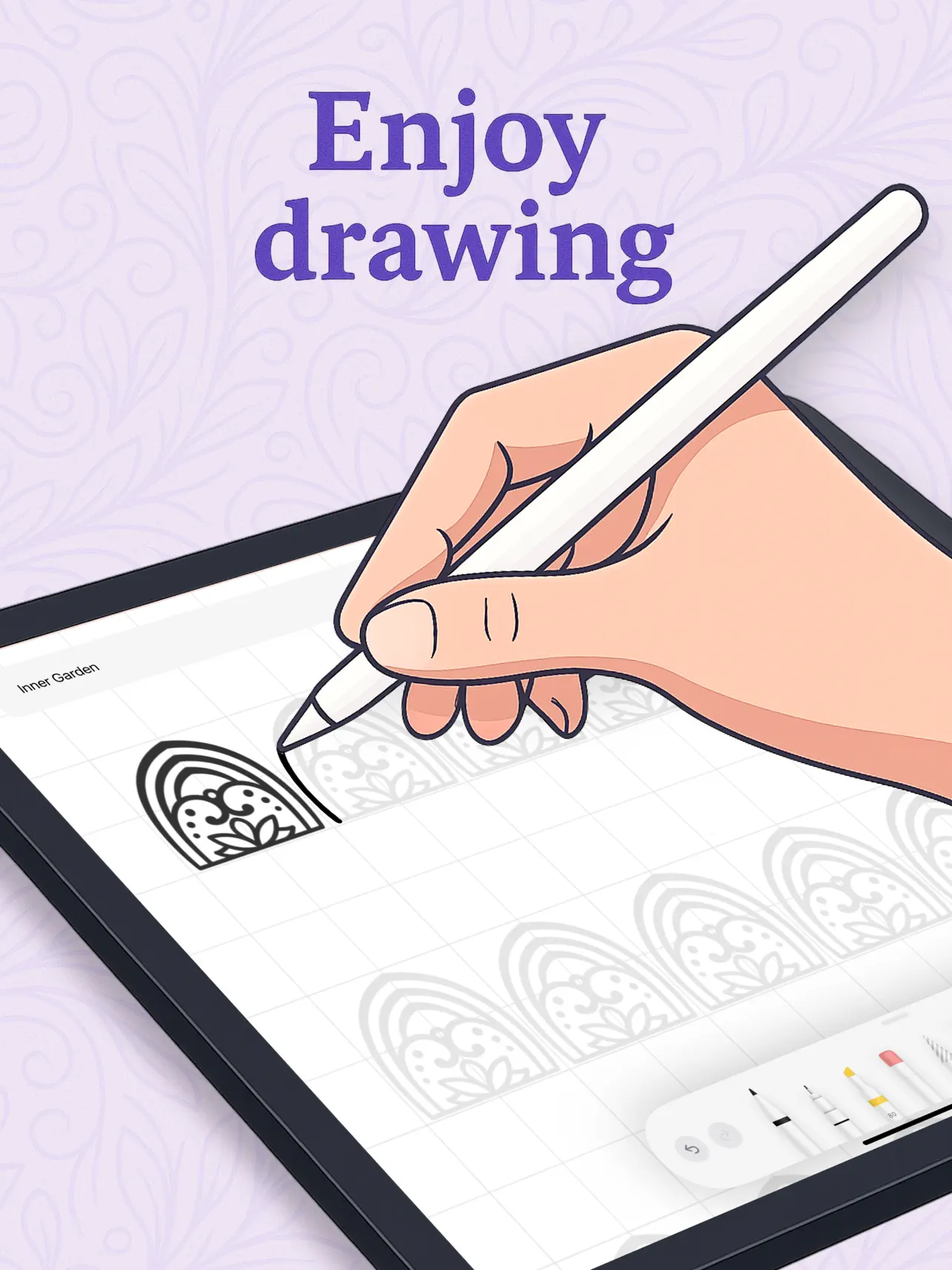 #2. Mandala Art Coloring Patterns (iOS) By: Writey B.V.
