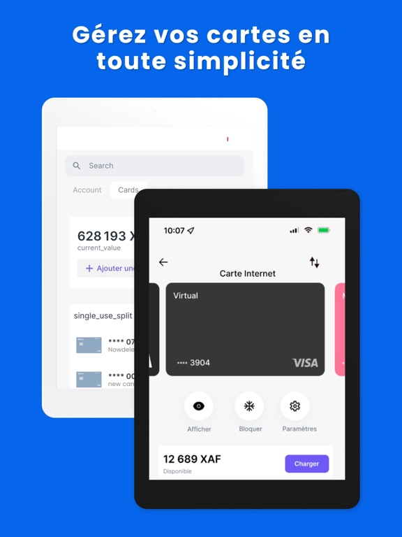 Neero, paie transfert recharge iPad screenshot 3 - Finance app