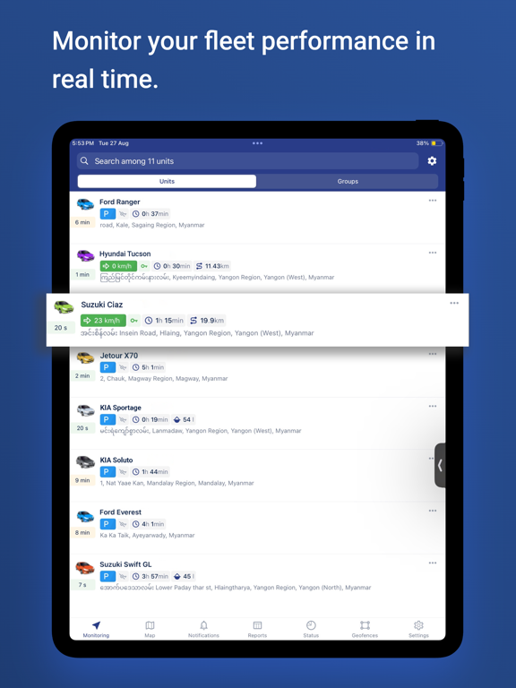 Yoma InnoSights iPad screenshot 5 - Navigation app