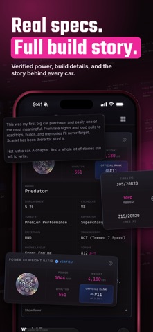 PinkSlips: Car Build Tracker Screenshot 3 of 10