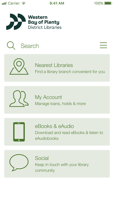 Western Bay Libraries Screenshot