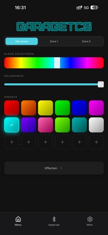 GarageTCS iPhone screenshot