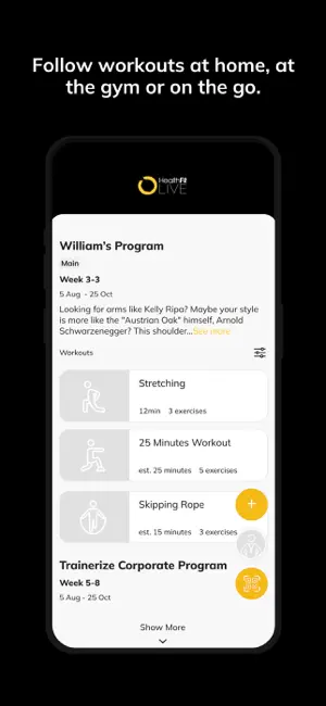 Healthfit Live screenshot 3