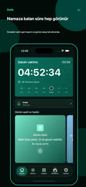 Refik: Namaz, Dua ve Zikir screenshot 1