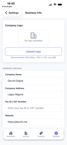 Invoyq screenshot