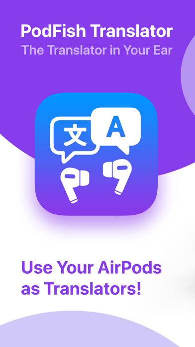 Screenshot #1 pour AirTranslator AirPod Translate
