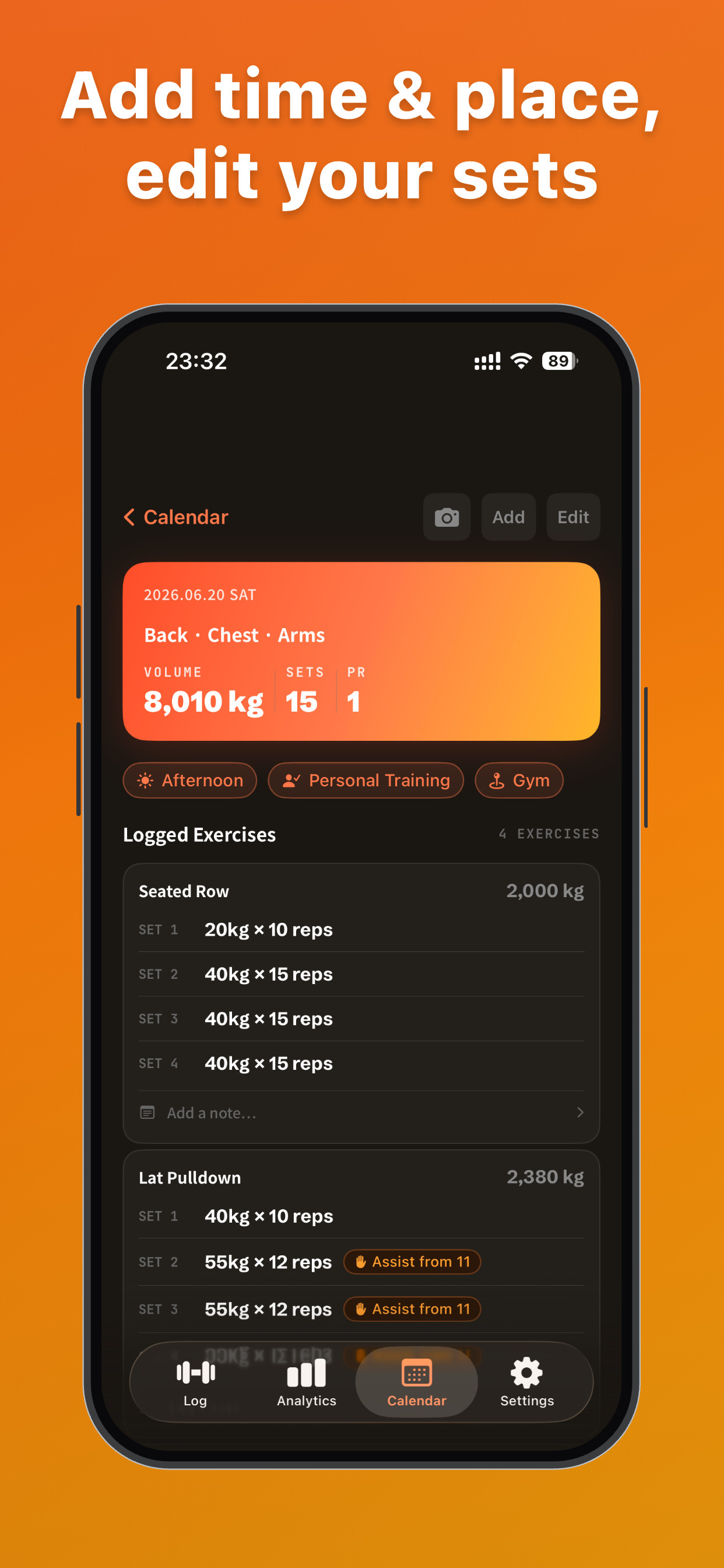LogMus - Workout & Gym Log