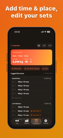 LogMus - Workout & Gym Log Screenshot 5 of 6