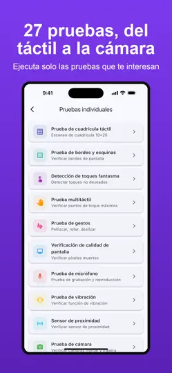 Captura de pantalla de Touchscreen Pro: Test Móvil en iPhone 3