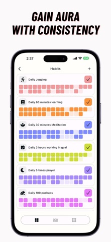 Daily Habit Tracker: Aurabit screenshot