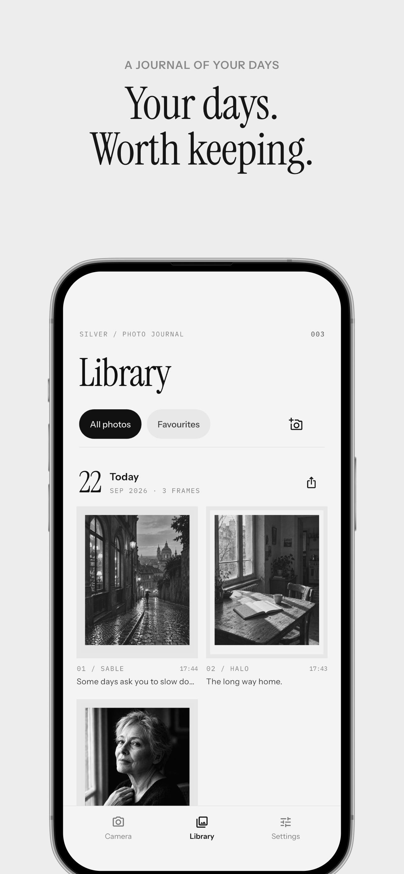 Screenshot 2 of SILVER: Black & White Camera
