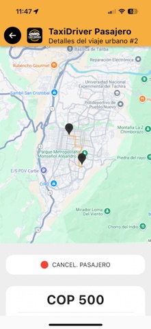 TaxiDriver Pasajero screenshot