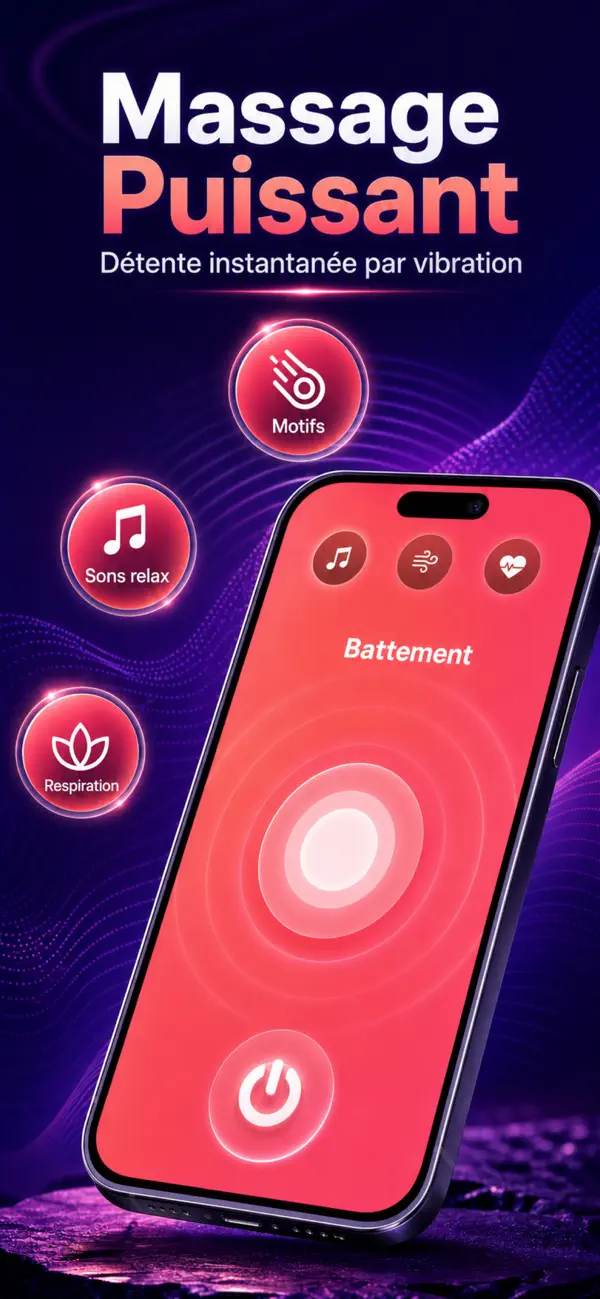 Screenshot #1 pour Vibration Massager app massage