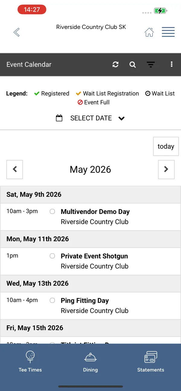 Screenshot #3 pour Riverside Country Club
