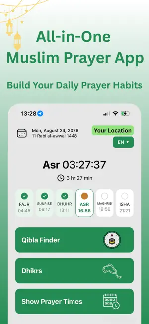 Islamic : Muslim Prayer Times screenshot 1