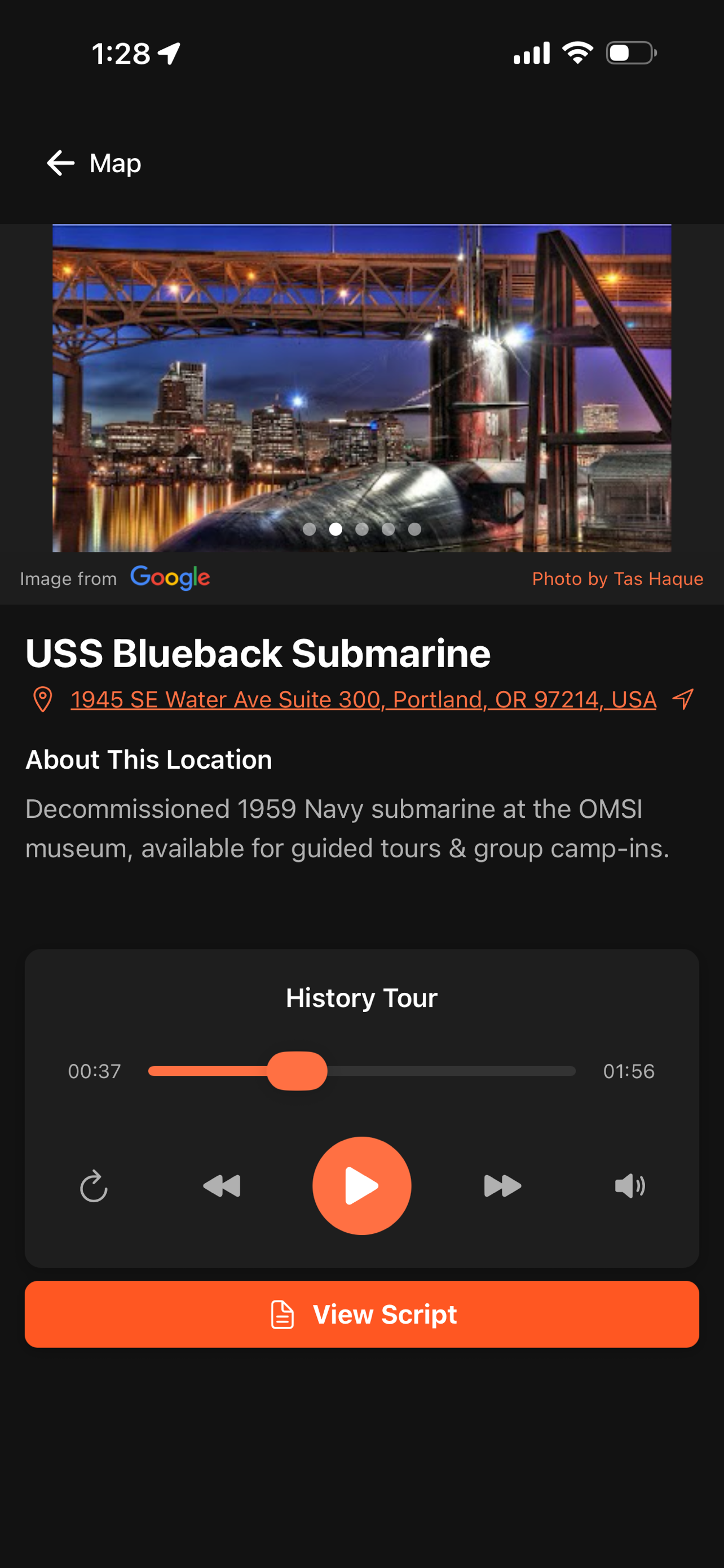 TensorTours screenshot 4