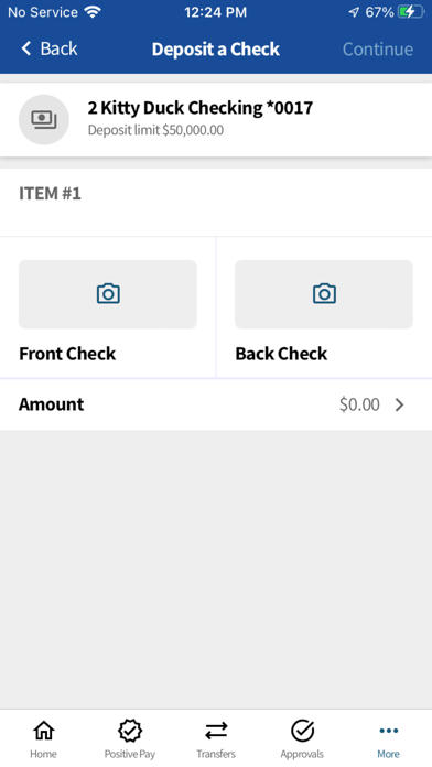 SNB Business Banking Screenshot
