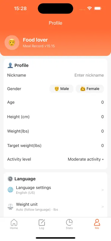 Eating Record Meal Food Diary screenshot 5 of 5