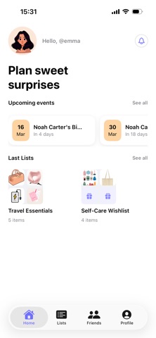 Giftly Wishlists Screenshot 2 of 7