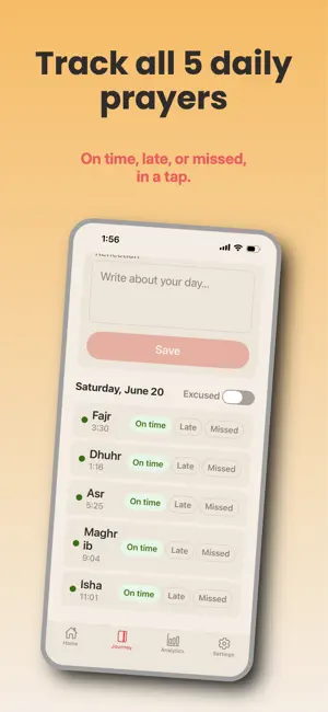 Qalbi: Prayer Tracker screenshot 3