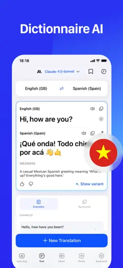 Capture d'écran de Traducteur AI - Voix & Texte sur iPhone 3