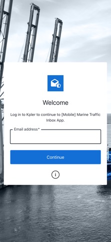 MarineTraffic Inbox screenshot
