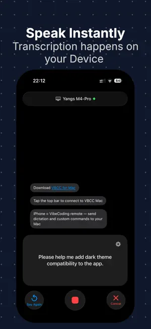 VBCC - VibeCoding remote screenshot 2