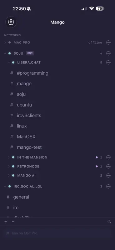 Mango IRC screenshot 10 of 10