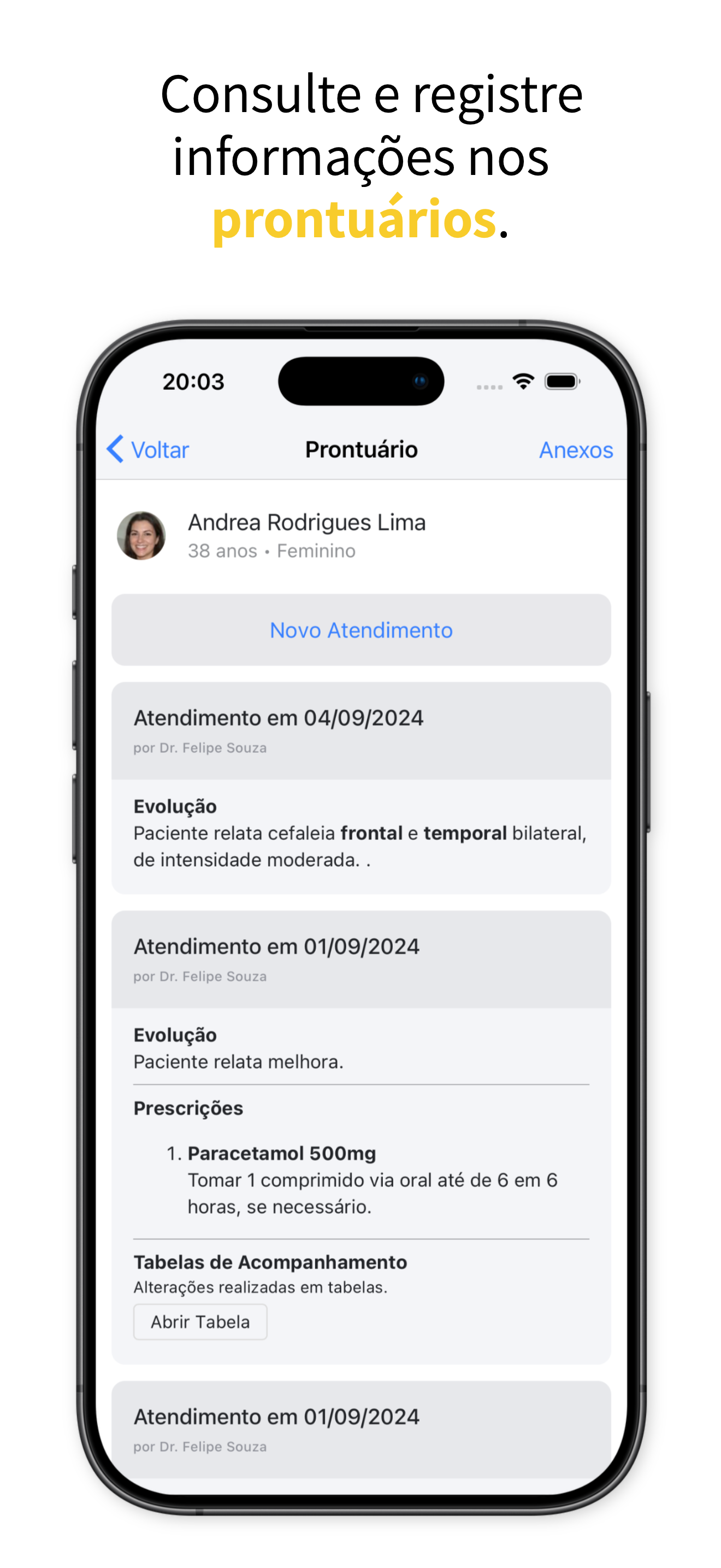 Consultório Live VBB Software screenshot 4