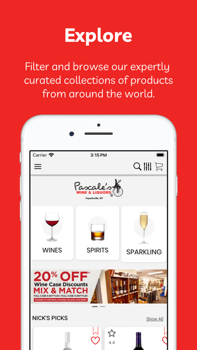 Screenshot #1 pour Pascale's Wine & Liquors