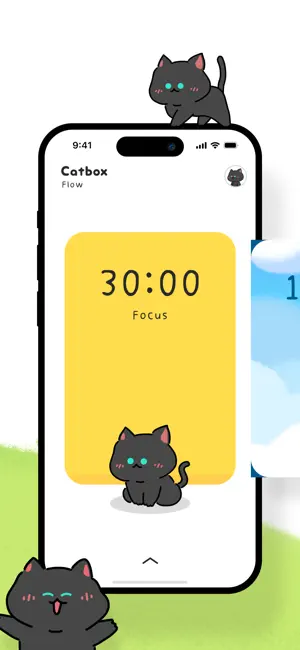 Cat Flow - Kitty Focus Timer screenshot 2