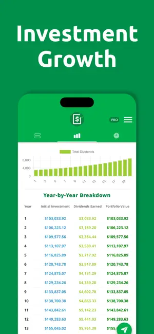 Dividend Calculator - DiviCalc screenshot 2
