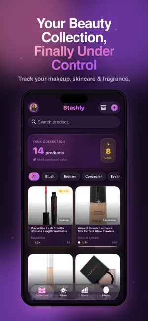 Stashly: Makeup Tracker screenshot 1
