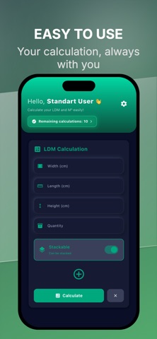 LDM Calculator iPhone screenshot