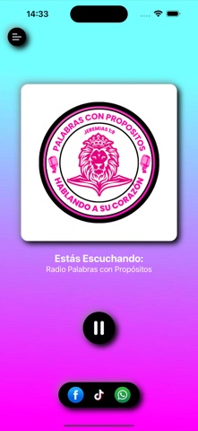 Radio Palabras con Propositos screenshot
