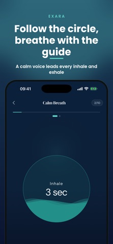 Exara: Breathing Exercises Screenshot 2 of 8