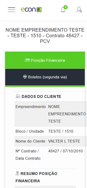 Econ Portal do Cliente screenshot 3